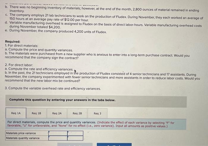 Incorporated, produces various chemical compounds for industrial use. One compound, called Fludex,