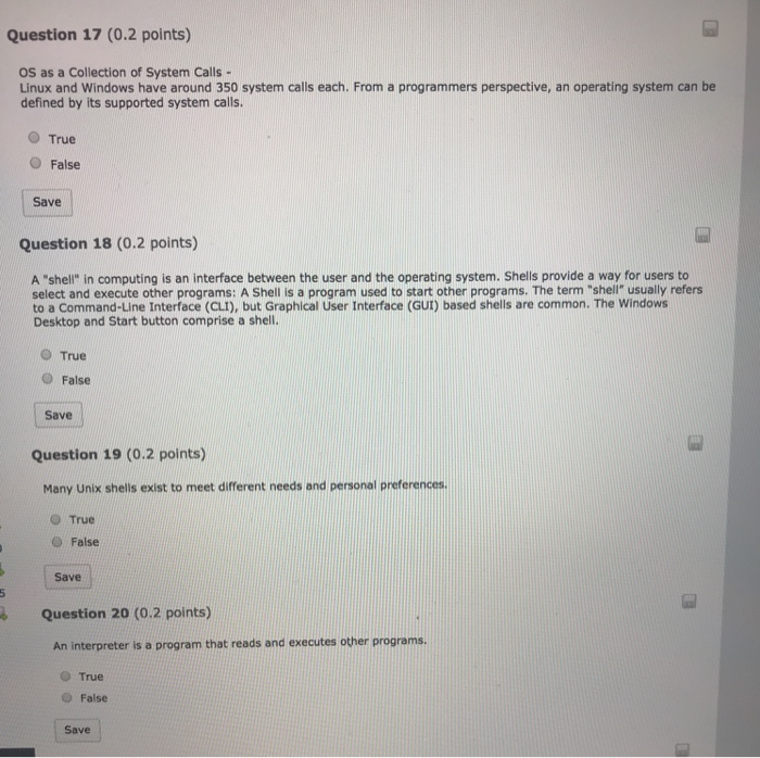  Can you please help with this operating system question? Question 17