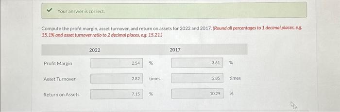turnover ratio to 2 decimal places, eg. 15.21 and all other answers