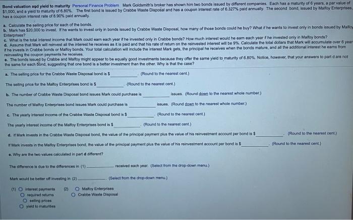 please show how to do the problem. If a financial calculator can