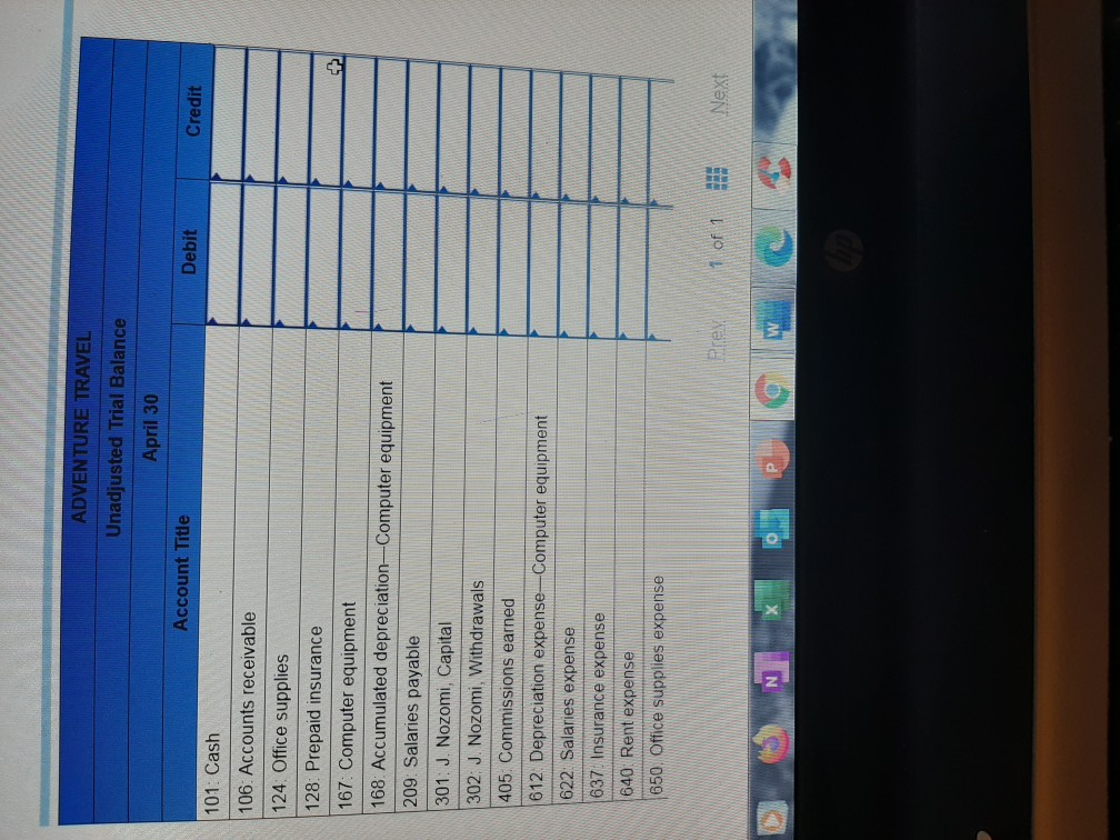 occurred during the company's first month. April nts 1 Nozomi invested $42,000