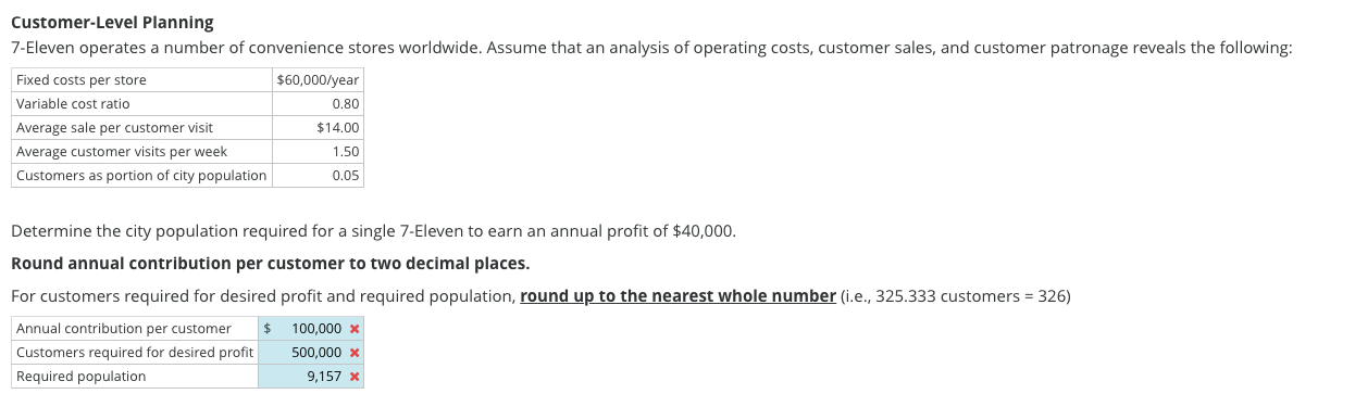 Need help finding these please. Determine the city population required for a