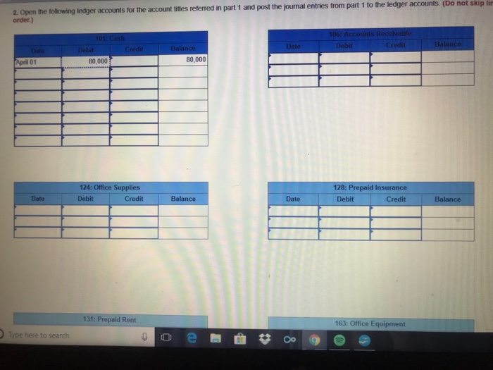 Linkworks and completes the following transactions in its first month of operations