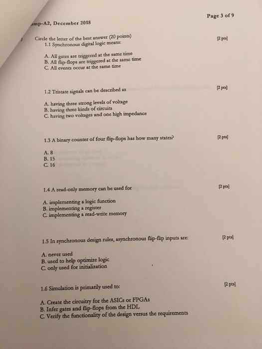 to a routise that is executed in response to an interrupt? 4pts)