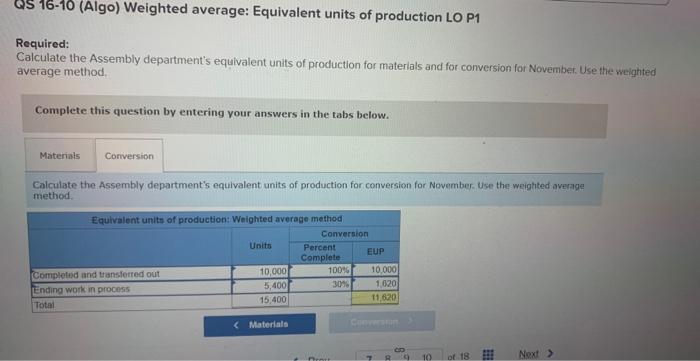 (Algo) [The following information applies to the questions displayed below.] Carlberg Company