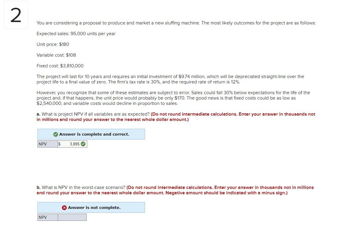 Need help with question #2 please 2 You are considering a proposal