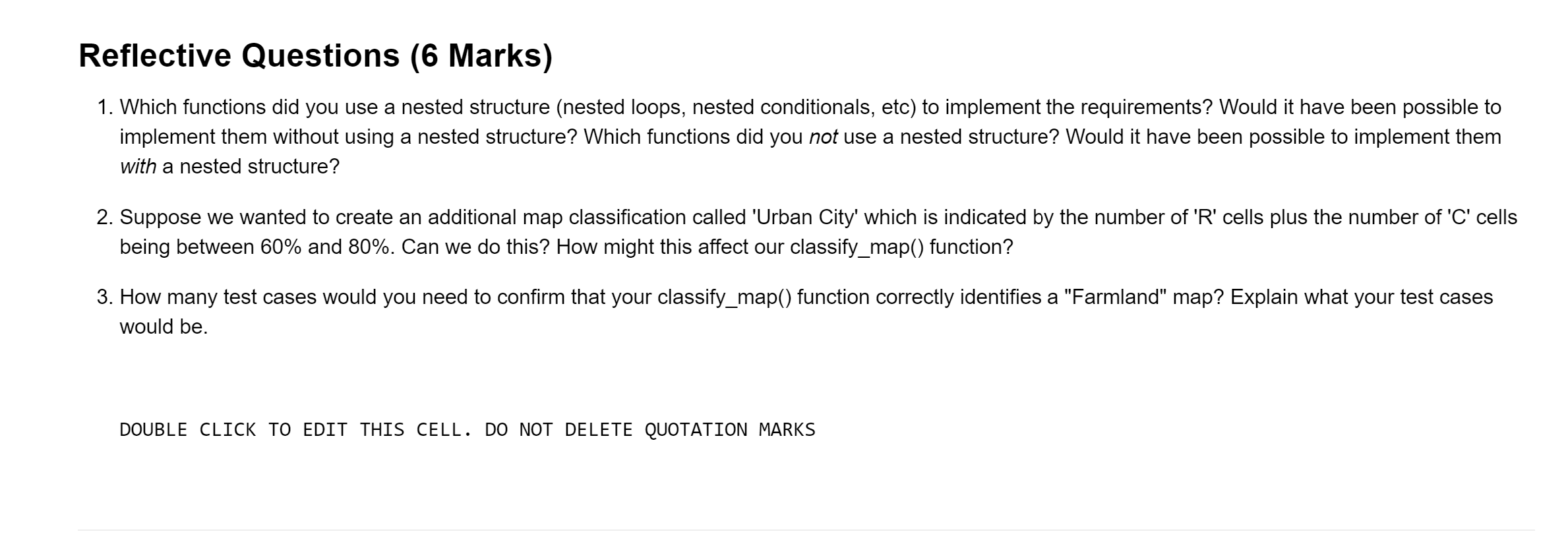 element in our matrix. The graphic below will assist in visualizing the