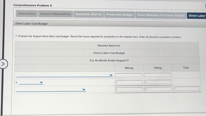 Instructions Genuine Spice Inc. began operations on January 1 off the current