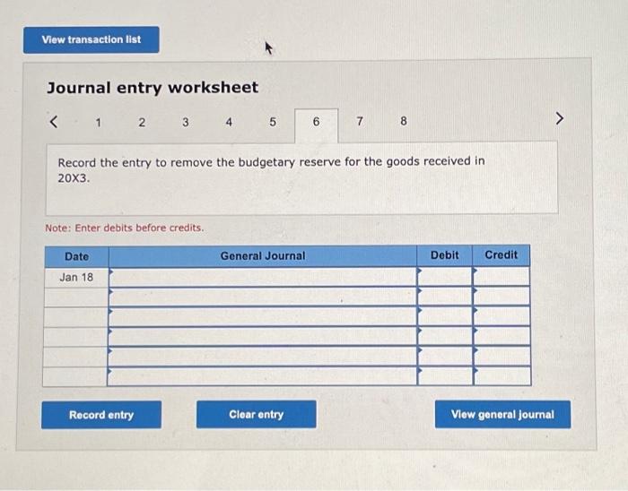 debits before credits. c. Now assume the city has a policy that