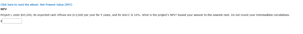  Click here to read the eBook: Net Present Value (NPV) NPV