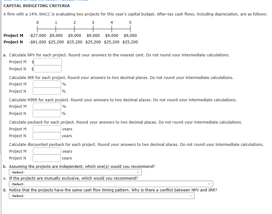 per year for 9 years, and its WAC is 13%, what is