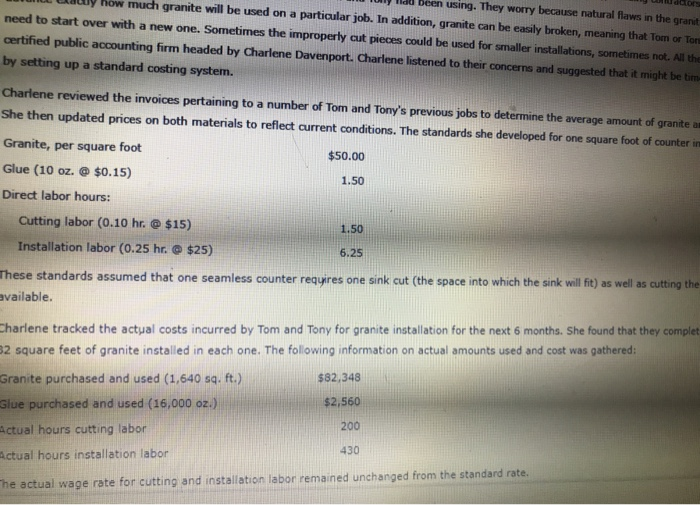 dropdown. 1. Calculate the materials price variances and materials usage variances for