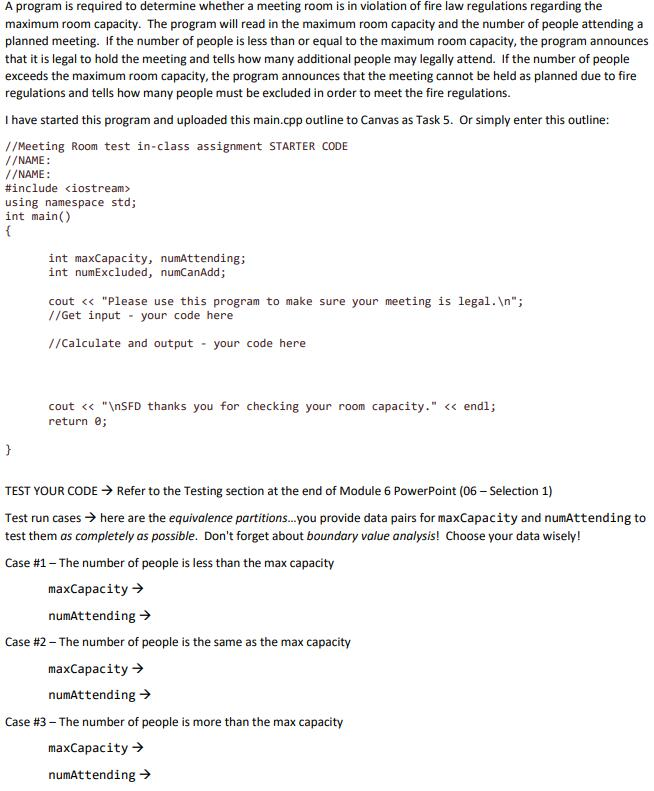 Need help with finishing C++ PG. #include using namespace std; int main()