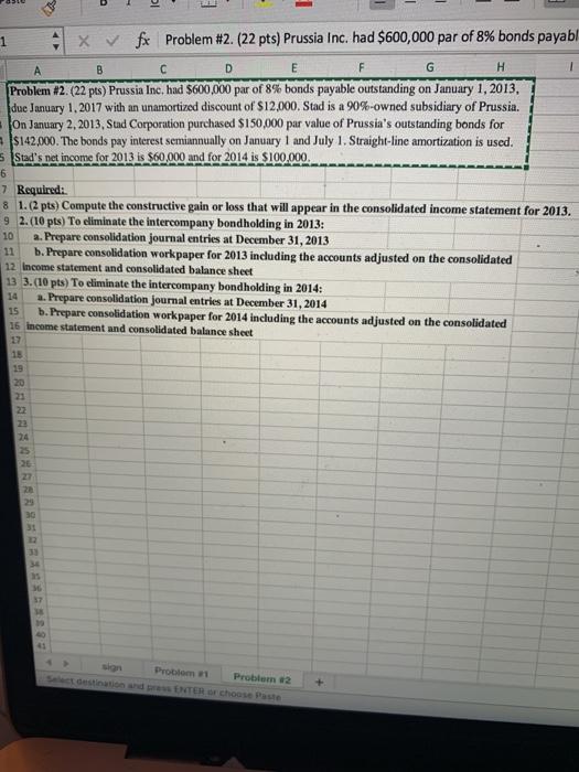  1 B 1 1 x fx Problem #2. (22 pts) Prussia