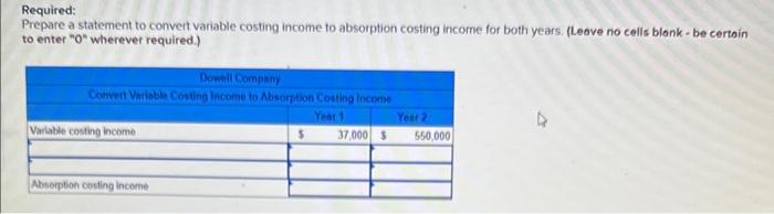 Selling and admintstrative expenses consist of the following. Pequired: Prepare income statements