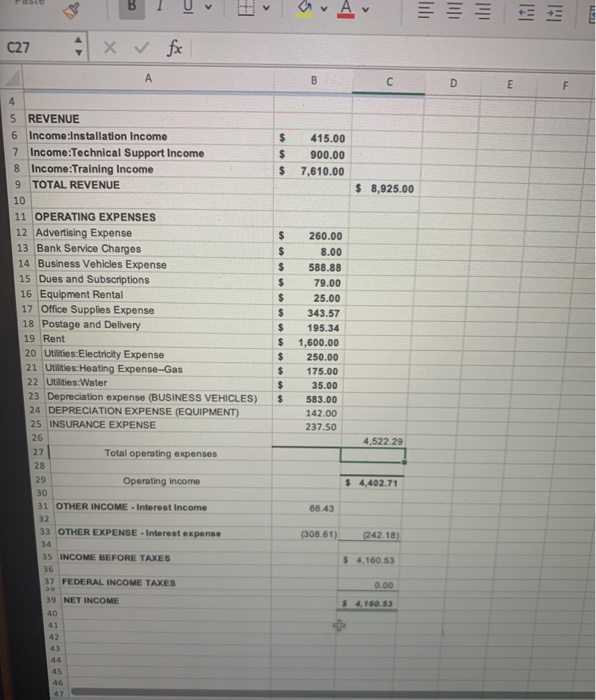 Cash Accounts Receivable Office Supplies Prepaid Insurance Total current assets $ 12