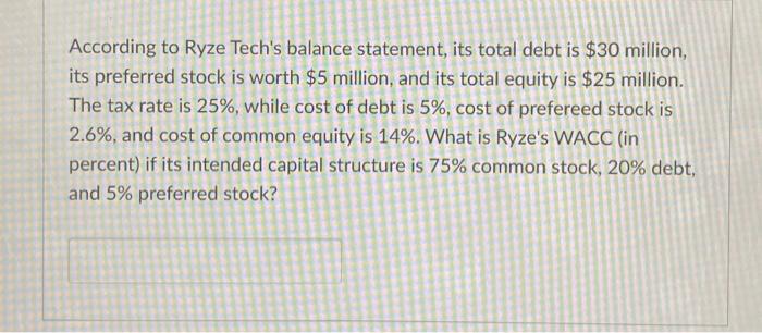  According to Ryze Tech's balance statement, its total debt is $30
