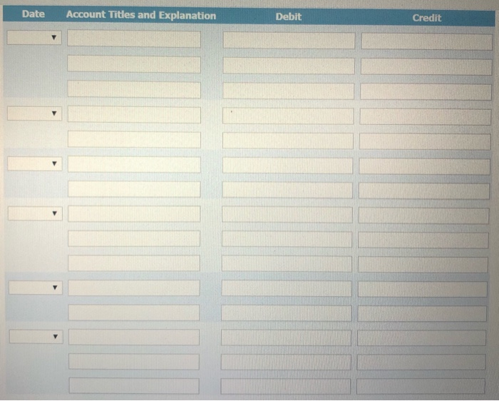 of Riverbed Ltd. contains the following liability accounts. Accounts Payable Sales Taxes
