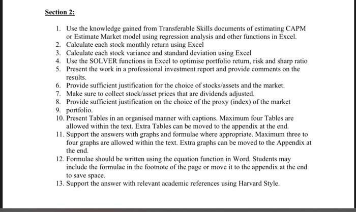 [1500 Words (+/- 10% Collect monthly prices for 7 (seven) stocks/assets of