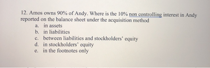 following is true about dividends paid. a. consolidated dividends equal the dividends