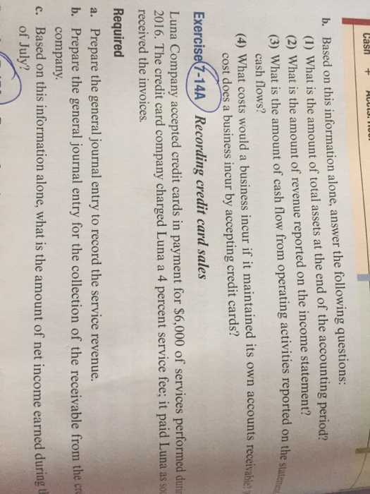  Based on this information alone, answer the following questions: (1) What