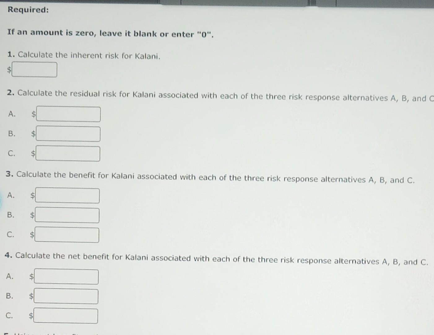 online risk management course and has identified food safety as his restaurant's