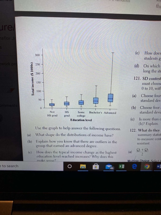  the urel haflor (c) How does 300 students work 250 200