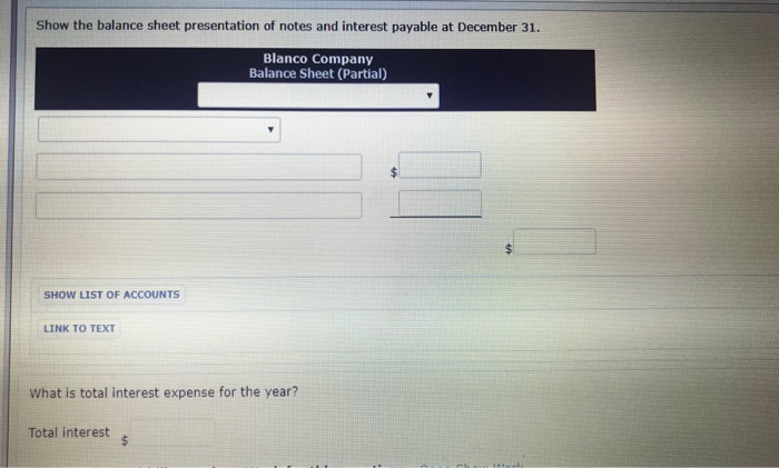note. Company, $31,000, terms 3/10, n/30. (Blanco uses the perpetual inventory |