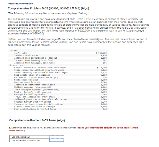 ***Please note that this is for tax year 2020*** Required Information Comprehensive