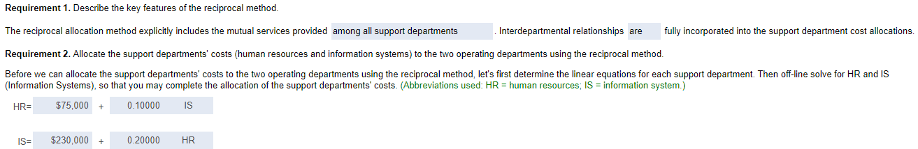 data.) | Data Table Support Departments Human Information Resources Systems Operating Departments
