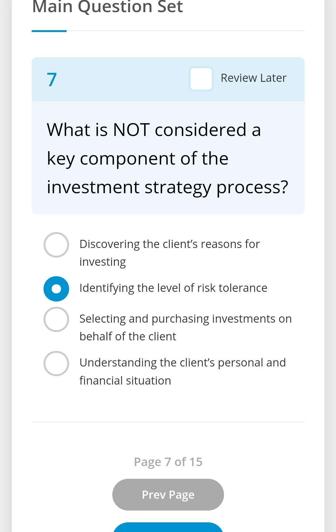  help me please Main Question Set 7 What is NOT considered