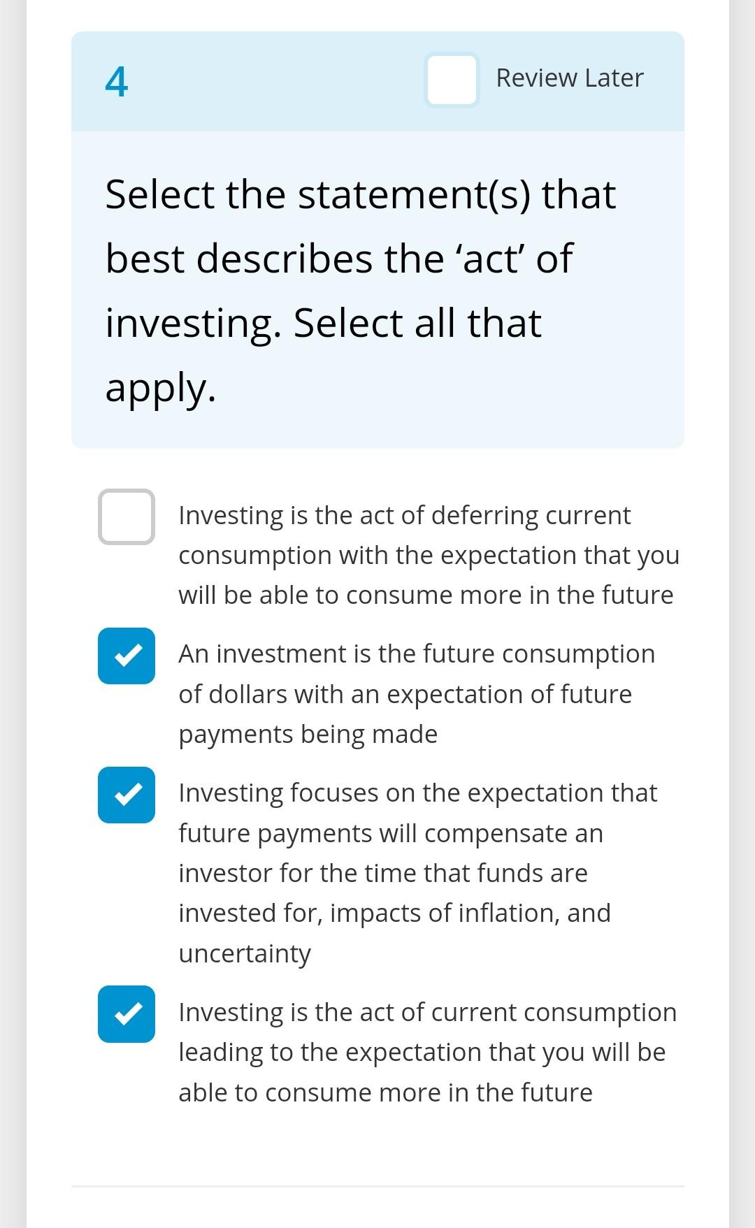 and purchasing investments on behalf of the client Understanding the client's personal