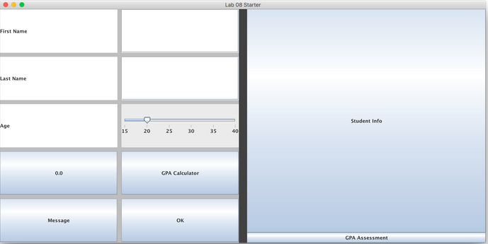 Contents The user will type in some data on the left panel.