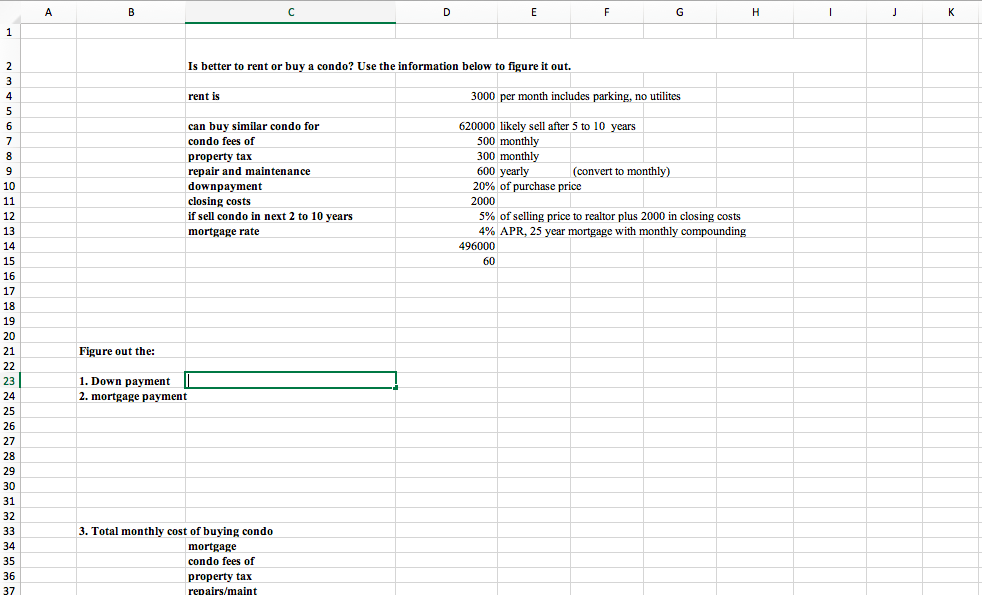 PLEASE SHOW ALL CALCULATIONS. B D E F G H 1 J
