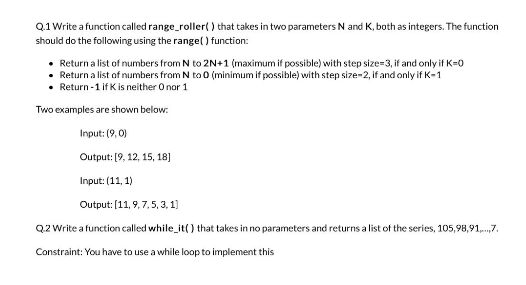 Please code using python idle and follow all the directions and provide