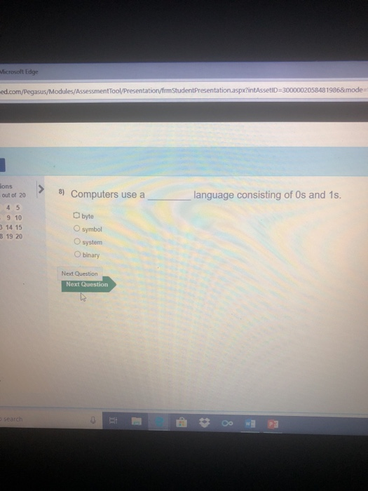 Question us/ Modules/ mStudentPresentat 3) Which of the following computers is large,