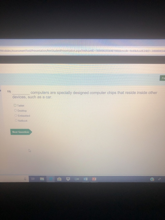 Mcrosolt Edge es/AssessmentTool/Presentation/fm tID 30000020584819868 mode o Computers use a language consisting