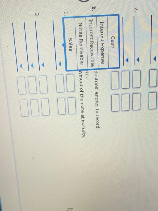 $492,000, 30-day, 9%, note to Spectrum Industries for merchandise inventory Assume a