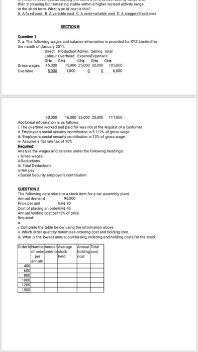 nommal hourly rate. The data relating to job 1300 completed by an