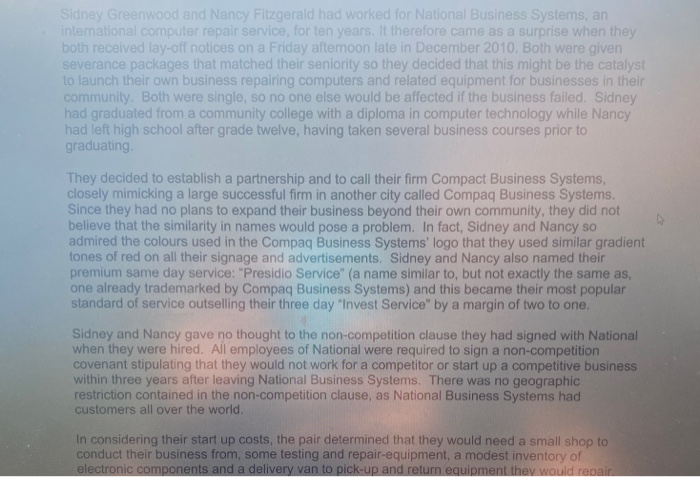 trespass is an issue in this case from Compact's perspective? Who is