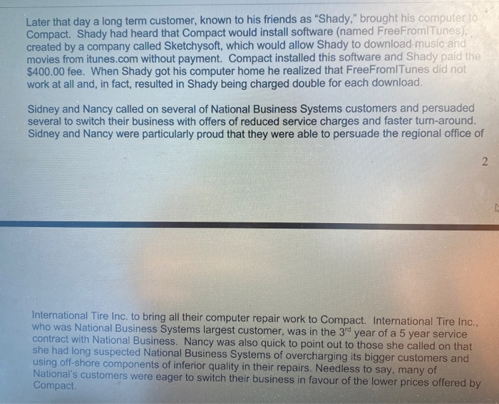 most probable outcome (remedy) and why Do the trespasser(s) that you identified