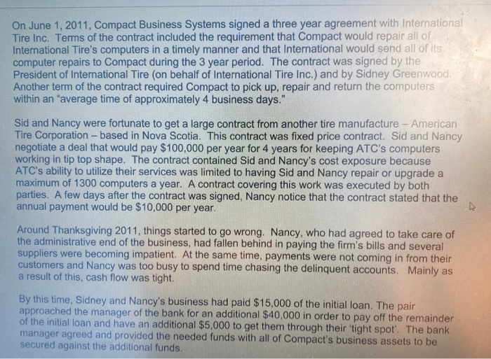 in question 5 above have any action against Sidney Greenwood and Nancy