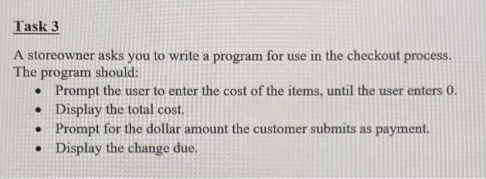 matlab or octave A storeowner asks you to write a program for