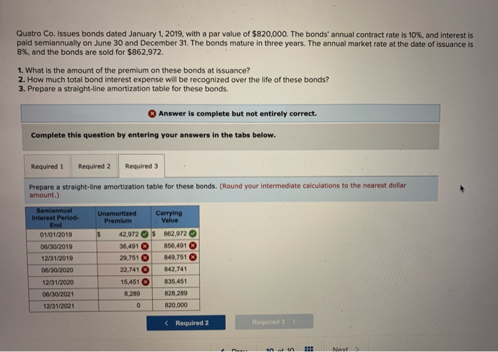 i need help solving thjs problem! Quatro Co. issues bonds dated January