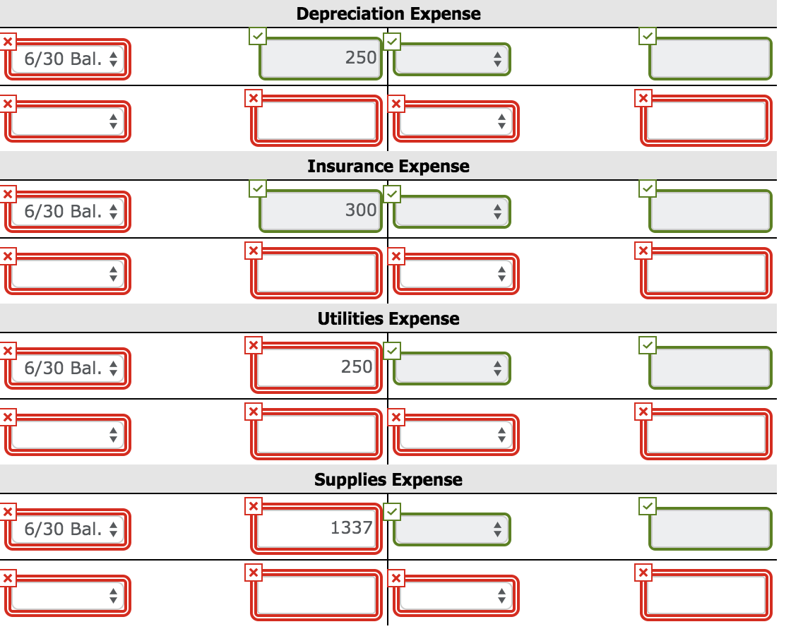chart of accounts for Mark also contains the following accounts: Accumulated Depreciation-