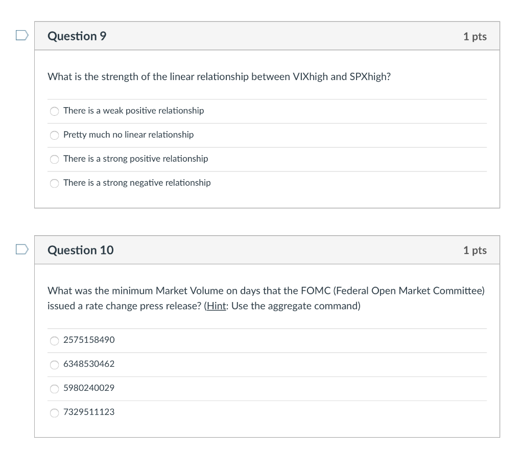 dataset? 26.25 34.54 29.26 31.06 Question 6 1 pts On how many