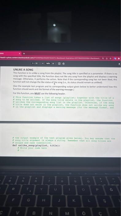 the playlist. In this playlist, the song tities are unique. They are