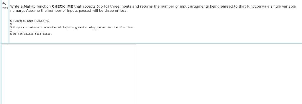  please help me with this code!! Write a Matlab function CHECK_ME