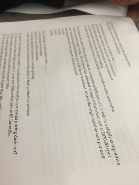  Costs that do not differ between alternatives are relevant to the