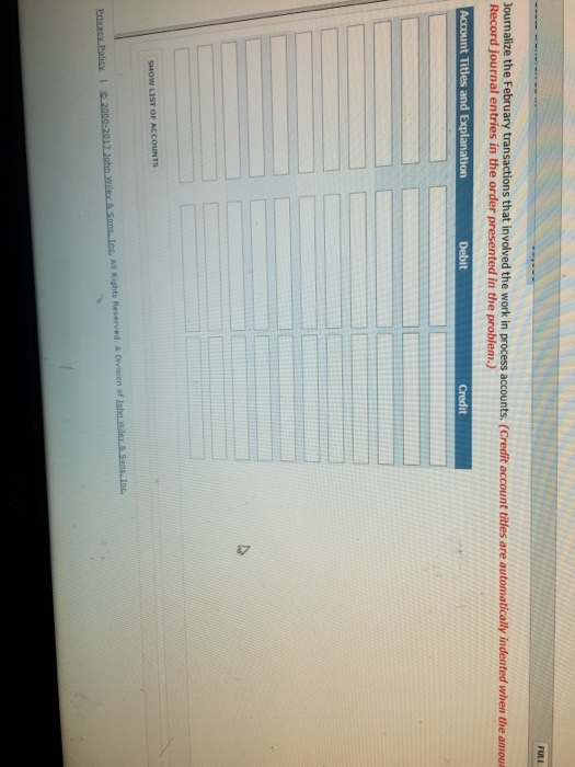 sauce through two production departments: cooking and Paciagng For the month of